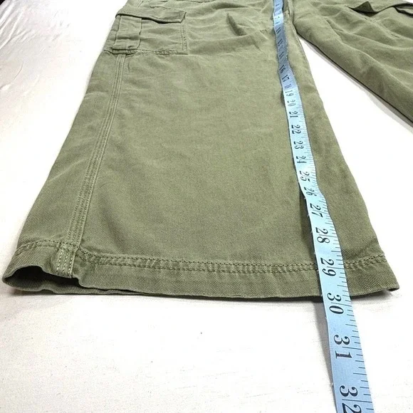 New Billabong Walkalong Women's pants size 29 relaxed fit, low rise, cargo - Picture 7 of 8